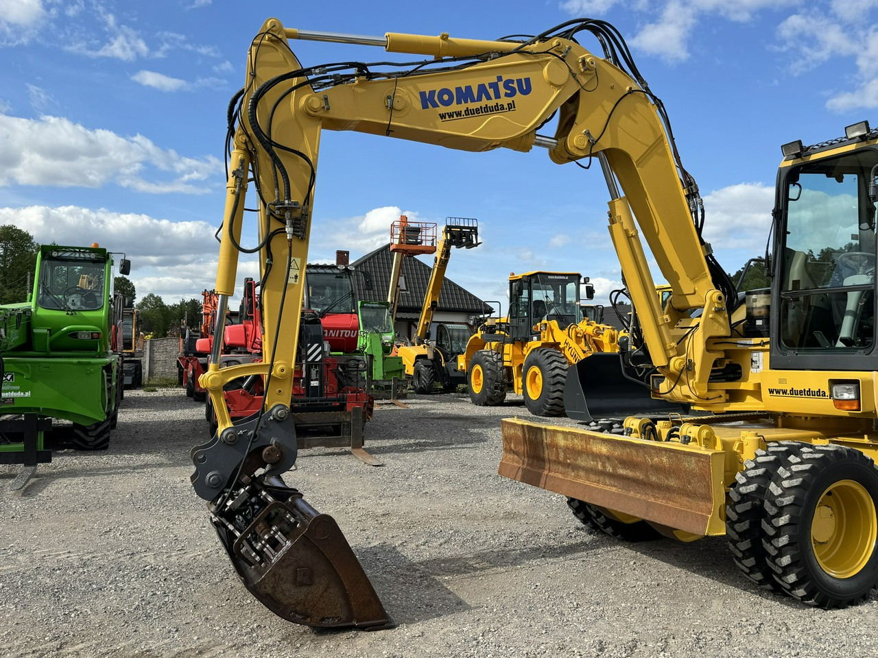 Komatsu PW 98 MR 8 Pług + Podpory 10ton Szybkozłącze - Mobiele graafmachine: afbeelding 4 Komatsu PW 98 MR 8 Pług + Podpory 10ton Szybkozłącze - Mobiele graafmachine: afbeelding 4