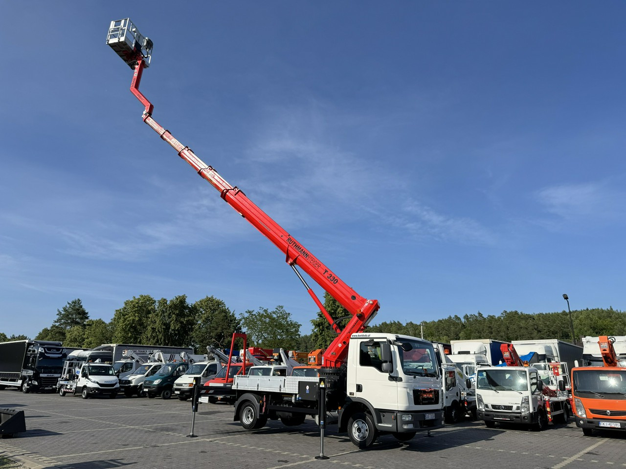 MAN TGL 7.150 Zwyżka Ruthmann T330 33-Metry DMC 7500KG 21m w Bok - Vrachtwagen hoogwerker: afbeelding 1 MAN TGL 7.150 Zwyżka Ruthmann T330 33-Metry DMC 7500KG 21m w Bok - Vrachtwagen hoogwerker: afbeelding 1