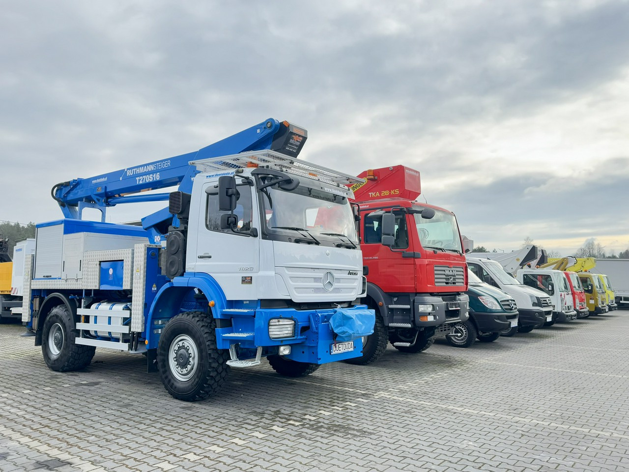 Mercedes AXOR 1829 4x4 Zwyżka RUTHMANN STEIGER T270S16 Podnośnik Koszowy - Vrachtwagen hoogwerker: afbeelding 5 Mercedes AXOR 1829 4x4 Zwyżka RUTHMANN STEIGER T270S16 Podnośnik Koszowy - Vrachtwagen hoogwerker: afbeelding 5