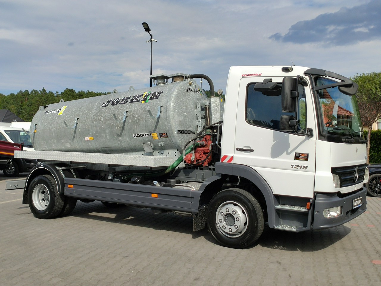 Mercedes Atego 1218 Asenizacyjny Szambiarka Beczka Szambowóz Poj.6m 2019r - Vacuümwagen: afbeelding 1 Mercedes Atego 1218 Asenizacyjny Szambiarka Beczka Szambowóz Poj.6m 2019r - Vacuümwagen: afbeelding 1