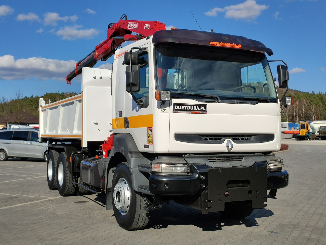 Renault Kerax 26.370 6x4 Mocny HDS FASSI F110 - Kipper vrachtwagen, Kraanwagen: afbeelding 3 Renault Kerax 26.370 6x4 Mocny HDS FASSI F110 - Kipper vrachtwagen, Kraanwagen: afbeelding 3