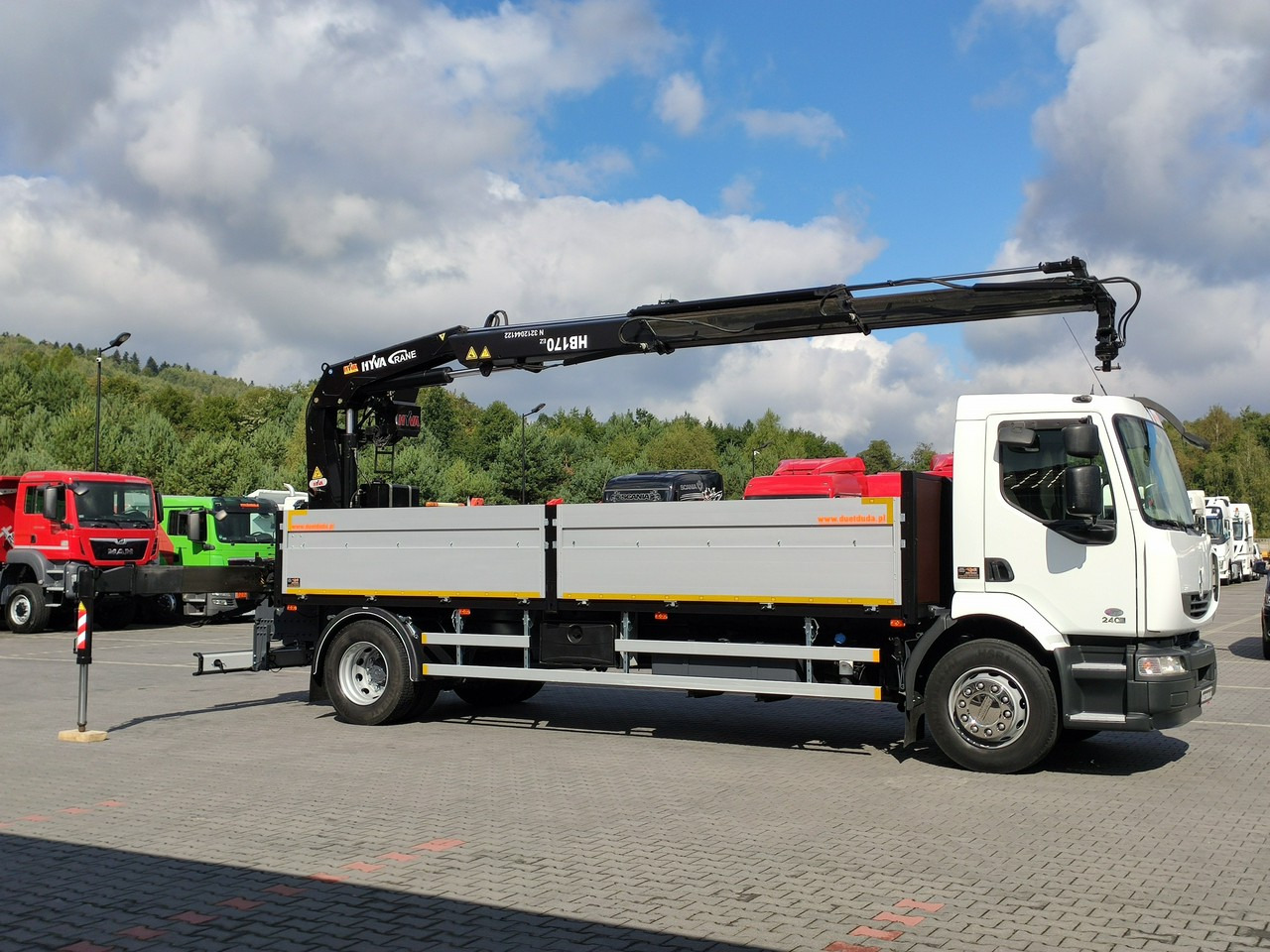 Renault Midlum 180.240DXI + HDS HYVA HB170E2 Udzwig 3.6Tony - Vrachtwagen met open laadbak, Kraanwagen: afbeelding 4 Renault Midlum 180.240DXI + HDS HYVA HB170E2 Udzwig 3.6Tony - Vrachtwagen met open laadbak, Kraanwagen: afbeelding 4