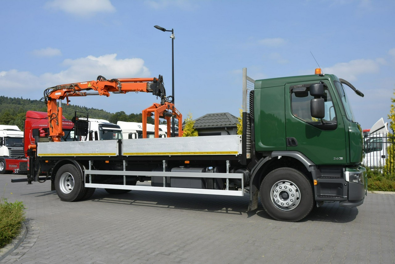 Renault Premium 180.240DXI długość Skrzyni-6.820cm + HDS TEREX TLC 92.2 - Vrachtwagen met open laadbak, Kraanwagen: afbeelding 4 Renault Premium 180.240DXI długość Skrzyni-6.820cm + HDS TEREX TLC 92.2 - Vrachtwagen met open laadbak, Kraanwagen: afbeelding 4