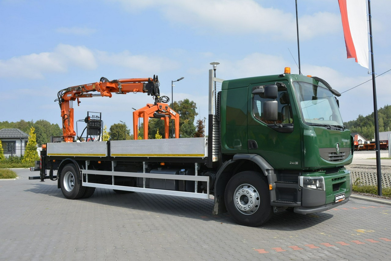 Renault Premium 180.240DXI długość Skrzyni-6.820cm + HDS TEREX TLC 92.2 - Vrachtwagen met open laadbak, Kraanwagen: afbeelding 2 Renault Premium 180.240DXI długość Skrzyni-6.820cm + HDS TEREX TLC 92.2 - Vrachtwagen met open laadbak, Kraanwagen: afbeelding 2