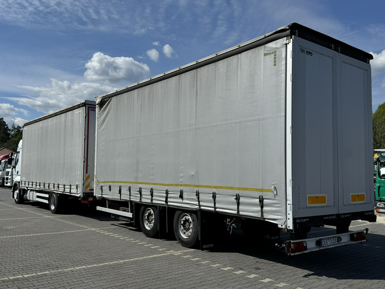 Schuifzeilen vrachtwagen Renault Premium 380 DXi Euro 5 Firana 19 Palet Dach Zsuwany 18ton DMC: afbeelding 15