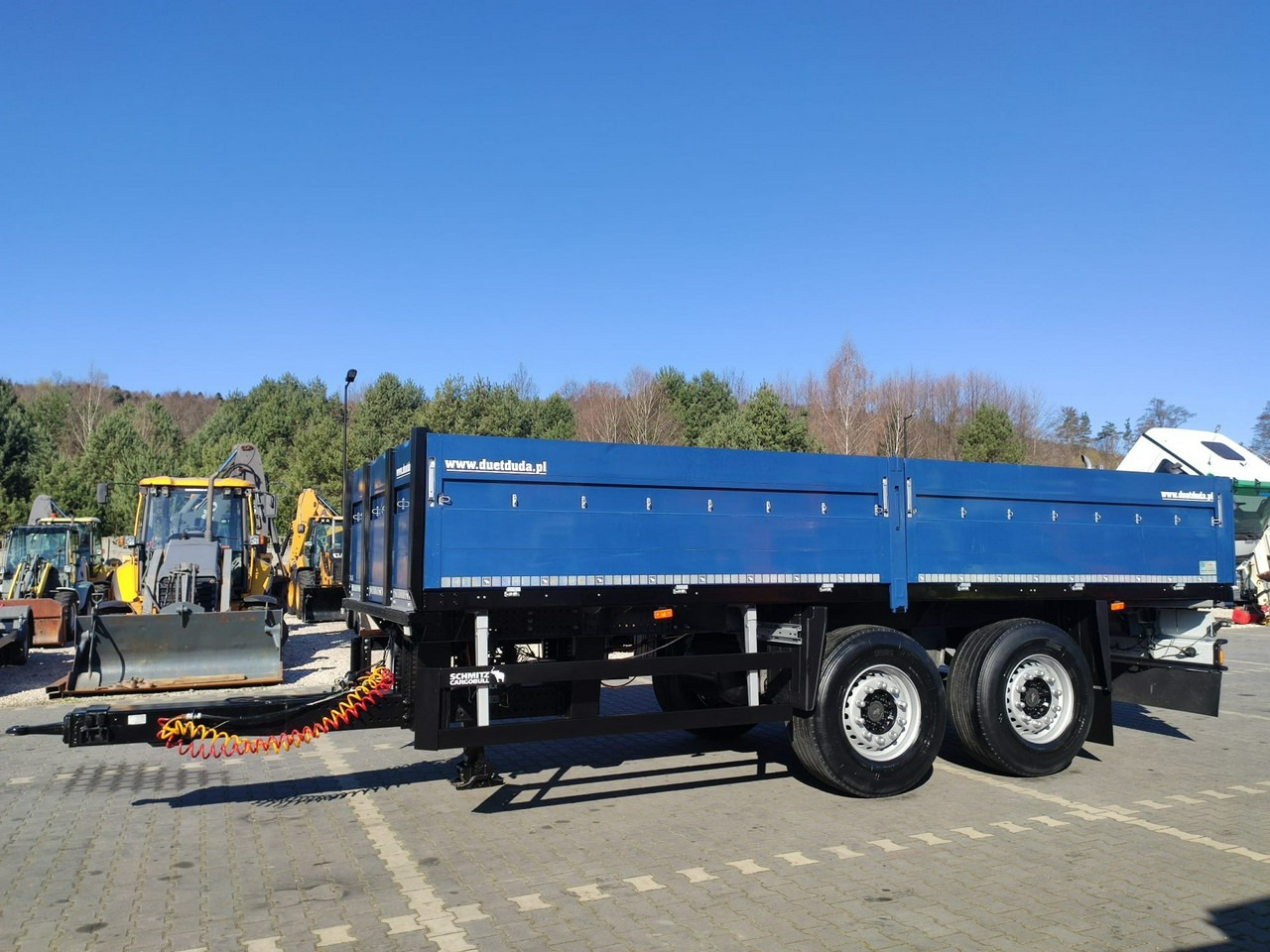 Schmitz Cargobull Ciężarowa 2-osiowa na poduszkach Tandem Stan Unikat !!! - Open/ Plateau aanhangwagen: afbeelding 3 Schmitz Cargobull Ciężarowa 2-osiowa na poduszkach Tandem Stan Unikat !!! - Open/ Plateau aanhangwagen: afbeelding 3