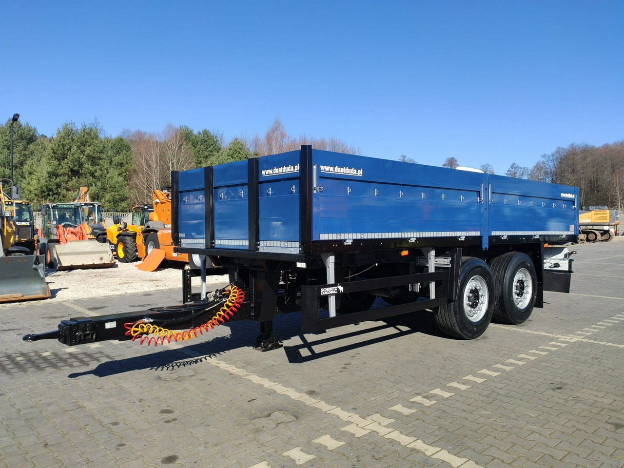 Schmitz Cargobull Ciężarowa 2-osiowa na poduszkach Tandem Stan Unikat !!! - Open/ Plateau aanhangwagen: afbeelding 2 Schmitz Cargobull Ciężarowa 2-osiowa na poduszkach Tandem Stan Unikat !!! - Open/ Plateau aanhangwagen: afbeelding 2