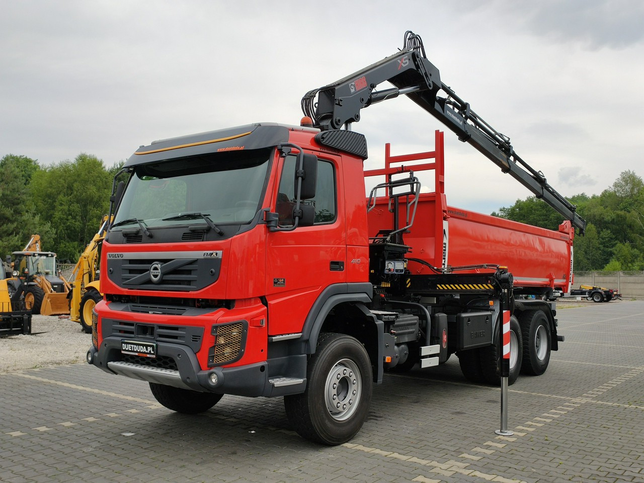 Volvo FMX 410 6x4 13L HDS Radiowy Hydroburta - Kipper vrachtwagen, Kraanwagen: afbeelding 1 Volvo FMX 410 6x4 13L HDS Radiowy Hydroburta - Kipper vrachtwagen, Kraanwagen: afbeelding 1