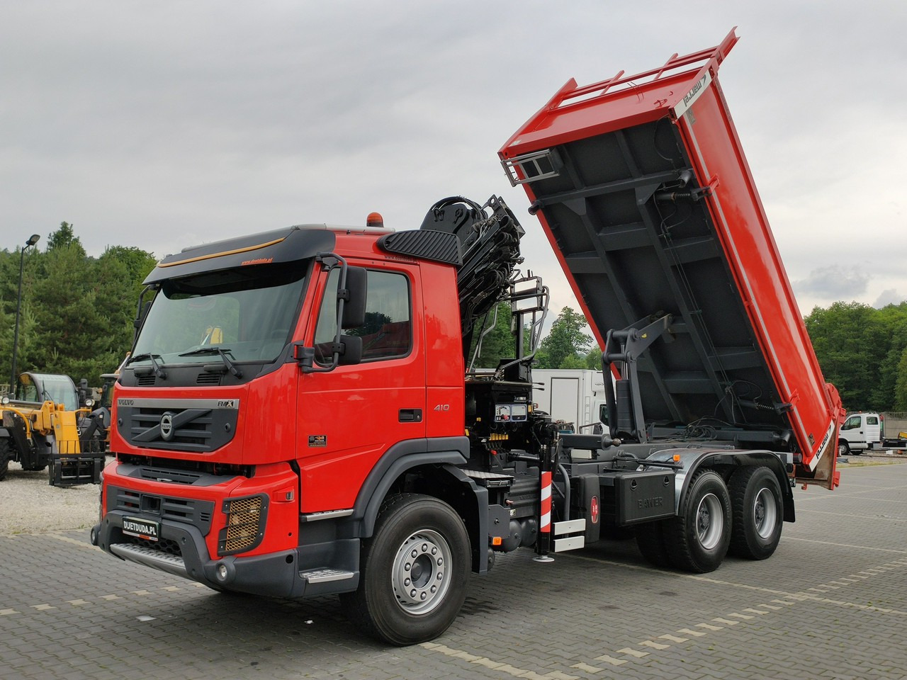 Volvo FMX 410 6x4 13L HDS Radiowy Hydroburta - Kipper vrachtwagen, Kraanwagen: afbeelding 3 Volvo FMX 410 6x4 13L HDS Radiowy Hydroburta - Kipper vrachtwagen, Kraanwagen: afbeelding 3