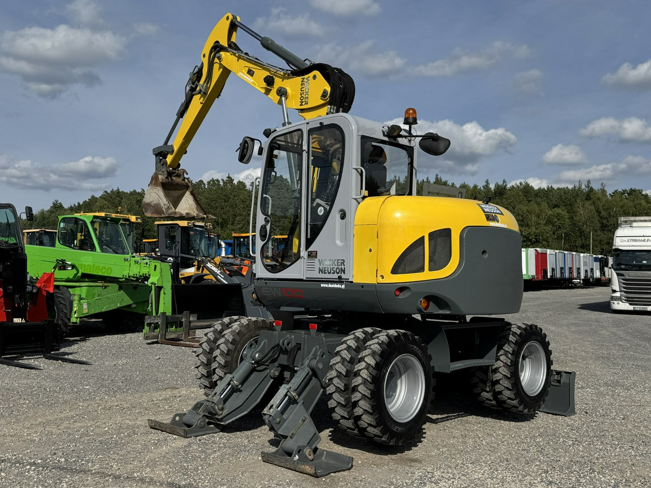 Wacker Neuson EW100 Pług + Podpory 10 ton Szybkozłącze Klimatyzacja - Mobiele graafmachine: afbeelding 3 Wacker Neuson EW100 Pług + Podpory 10 ton Szybkozłącze Klimatyzacja - Mobiele graafmachine: afbeelding 3