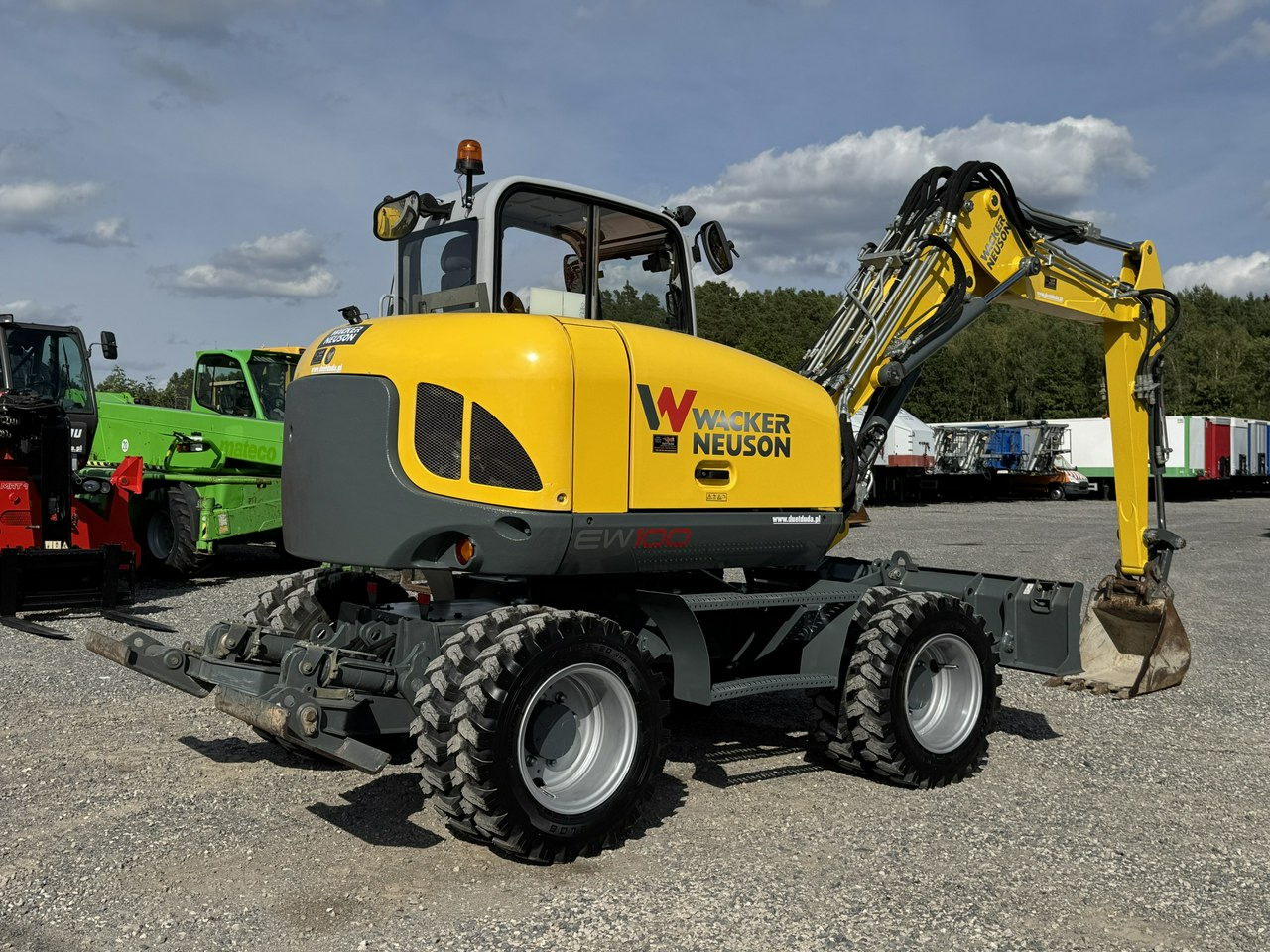 Wacker Neuson EW100 Pług + Podpory 10 ton Szybkozłącze Klimatyzacja - Mobiele graafmachine: afbeelding 2 Wacker Neuson EW100 Pług + Podpory 10 ton Szybkozłącze Klimatyzacja - Mobiele graafmachine: afbeelding 2