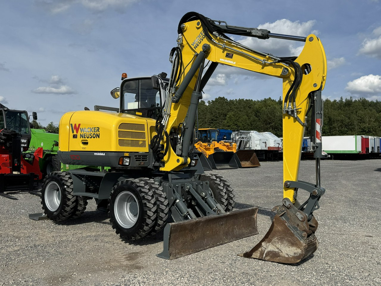 Wacker Neuson EW100 Pług + Podpory 10 ton Szybkozłącze Klimatyzacja - Mobiele graafmachine: afbeelding 5 Wacker Neuson EW100 Pług + Podpory 10 ton Szybkozłącze Klimatyzacja - Mobiele graafmachine: afbeelding 5