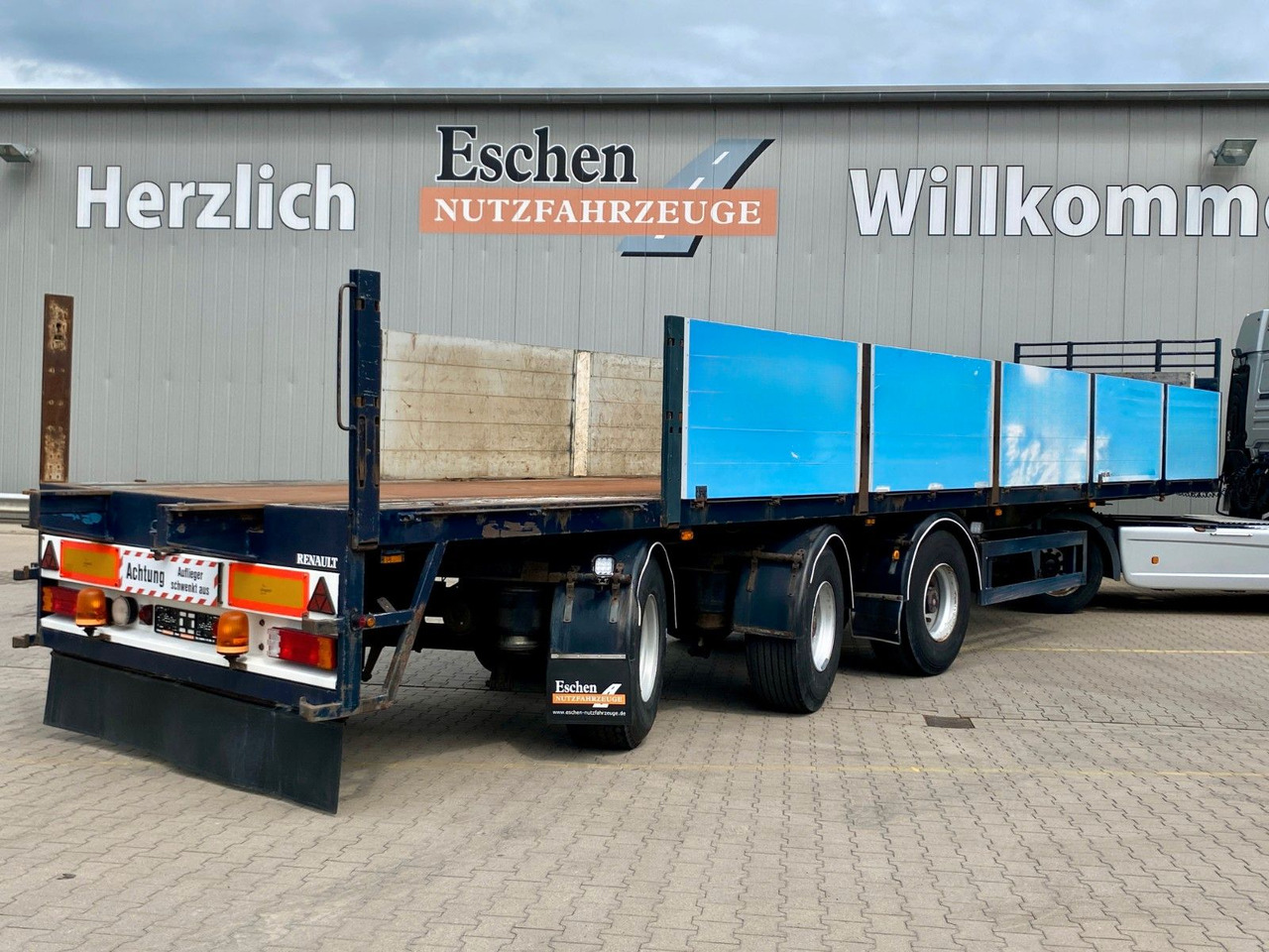 KWB/Bree Rollkranauflieger | 2+3.Achse gelenkt - Open bak met boorden oplegger: afbeelding 4 KWB/Bree Rollkranauflieger | 2+3.Achse gelenkt - Open bak met boorden oplegger: afbeelding 4