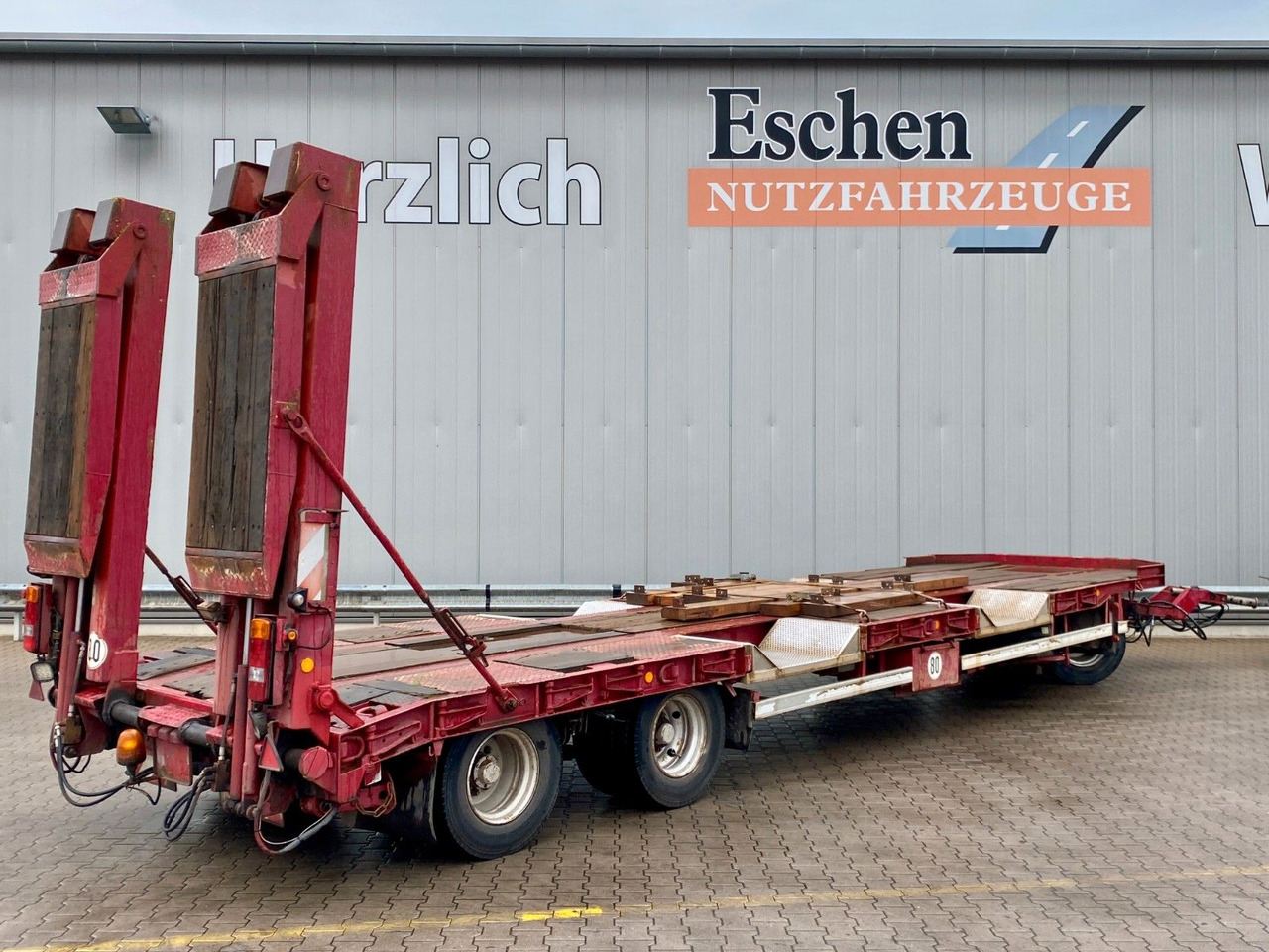 Langendorf Tieflader| hydr. Scherenrampen*verbreiterbar*SAF - Dieplader aanhangwagen: afbeelding 4 Langendorf Tieflader| hydr. Scherenrampen*verbreiterbar*SAF - Dieplader aanhangwagen: afbeelding 4