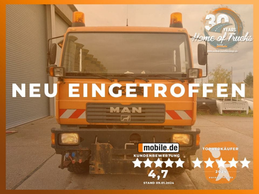 MAN LE 8.220 4x4 / Kran - Kipper vrachtwagen, Kraanwagen: afbeelding 1 MAN LE 8.220 4x4 / Kran - Kipper vrachtwagen, Kraanwagen: afbeelding 1