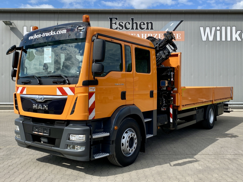 MAN TGM 15.290 4x2 BL / Atlas AK 75.2 Kran - Vrachtwagen met open laadbak, Kraanwagen: afbeelding 1 MAN TGM 15.290 4x2 BL / Atlas AK 75.2 Kran - Vrachtwagen met open laadbak, Kraanwagen: afbeelding 1