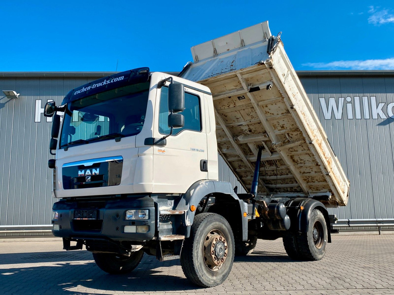 MAN TGM 18.290 4x4 | MEILLER*AHK*Oel*Blatt*1.Hand - Kipper vrachtwagen: afbeelding 2 MAN TGM 18.290 4x4 | MEILLER*AHK*Oel*Blatt*1.Hand - Kipper vrachtwagen: afbeelding 2
