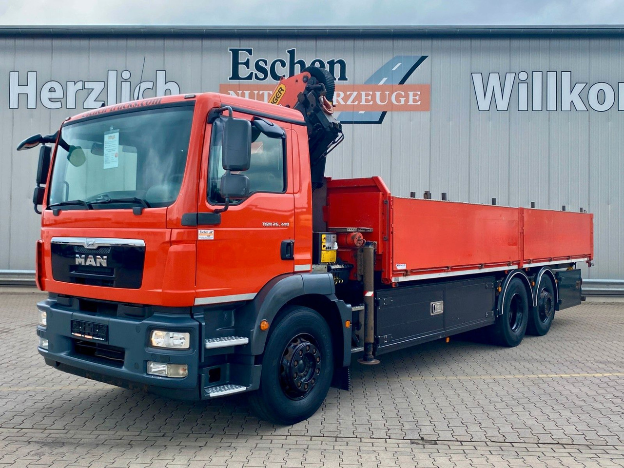 MAN TGM 26.340 6x2-4 LL | PK14002*Funk*Klima*1.Hand - Vrachtwagen met open laadbak, Kraanwagen: afbeelding 2 MAN TGM 26.340 6x2-4 LL | PK14002*Funk*Klima*1.Hand - Vrachtwagen met open laadbak, Kraanwagen: afbeelding 2