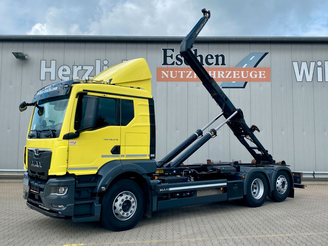 MAN TGS 26.470 6x2-4|MEILLER RS 21.65H*FUNK*Retarder - Haakarmsysteem vrachtwagen: afbeelding 1 MAN TGS 26.470 6x2-4|MEILLER RS 21.65H*FUNK*Retarder - Haakarmsysteem vrachtwagen: afbeelding 1