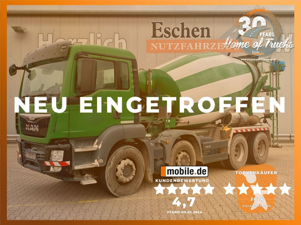 MAN TGS 32.360 8x4 BB | 9m³ Stetter*Navigation*Klima - Betonmixer: afbeelding 1 MAN TGS 32.360 8x4 BB | 9m³ Stetter*Navigation*Klima - Betonmixer: afbeelding 1