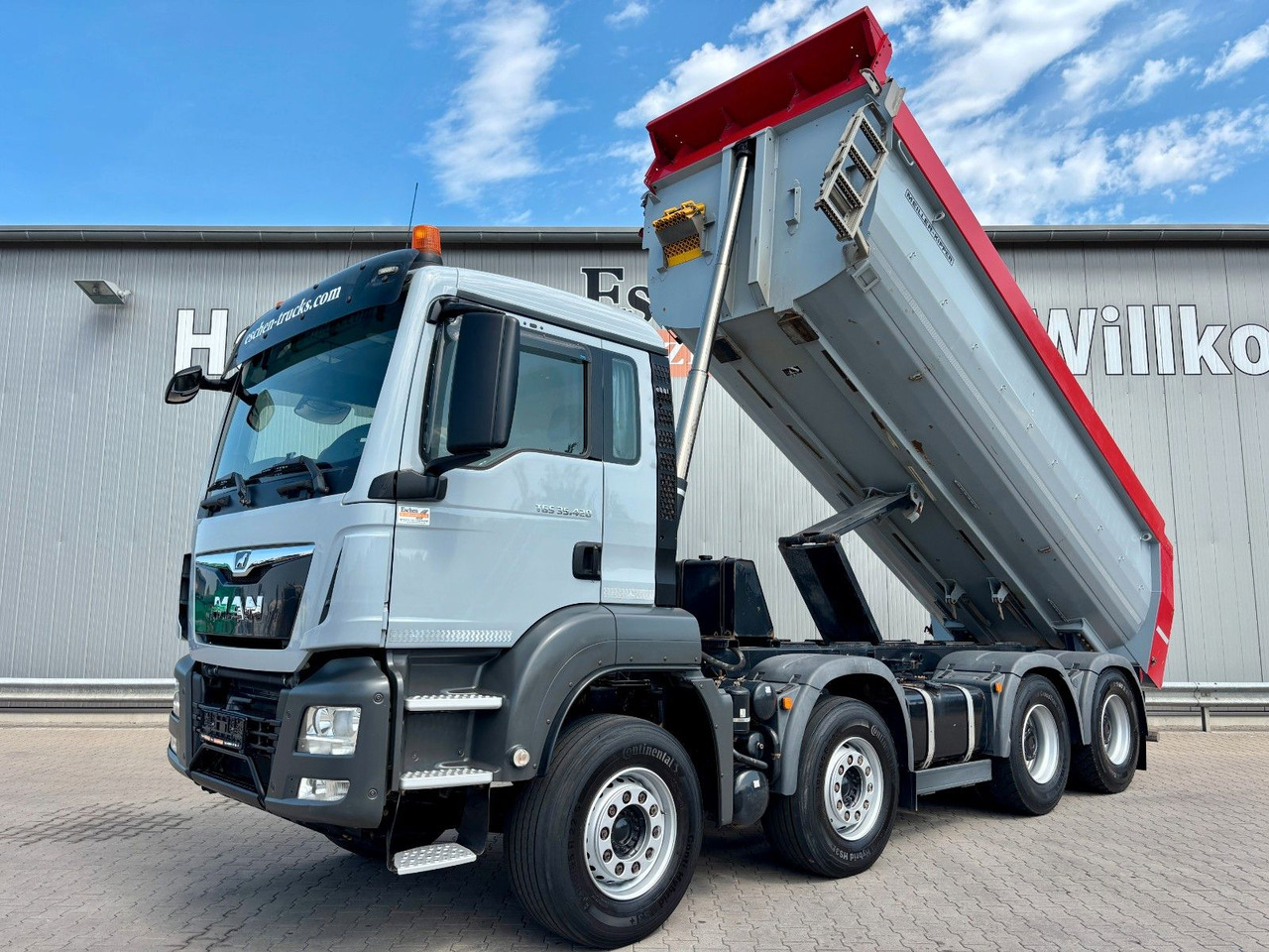 MAN TGS 35.420 8x4 BL | MEILLER*Rollplane*Navi*Klima - Portaalarmsysteem vrachtwagen: afbeelding 2 MAN TGS 35.420 8x4 BL | MEILLER*Rollplane*Navi*Klima - Portaalarmsysteem vrachtwagen: afbeelding 2