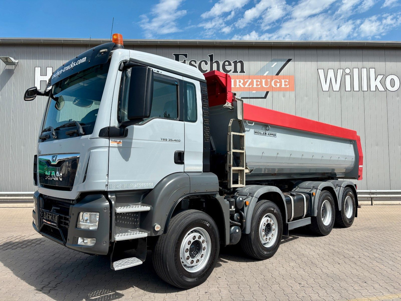 MAN TGS 35.420 8x4 BL | MEILLER*Rollplane*Navi*Klima - Portaalarmsysteem vrachtwagen: afbeelding 1 MAN TGS 35.420 8x4 BL | MEILLER*Rollplane*Navi*Klima - Portaalarmsysteem vrachtwagen: afbeelding 1