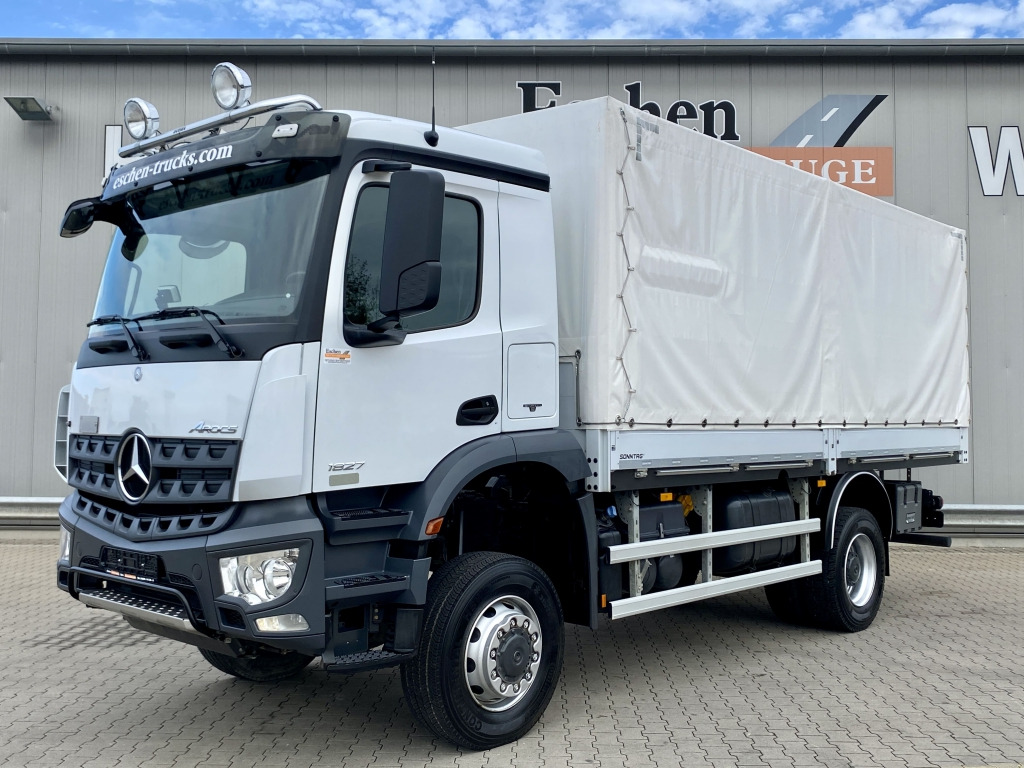 Mercedes-Benz 1827 BB A 4x4 Arocs - Schuifzeilen vrachtwagen: afbeelding 1 Mercedes-Benz 1827 BB A 4x4 Arocs - Schuifzeilen vrachtwagen: afbeelding 1