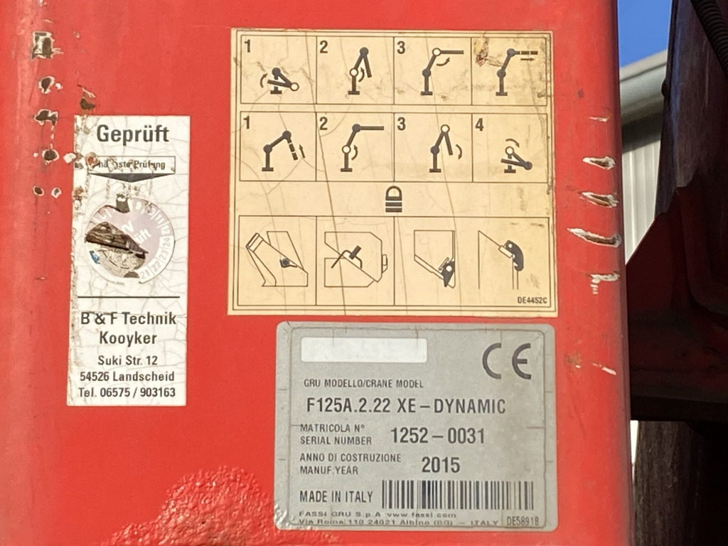 Mercedes-Benz 1832 4x2 / Fassi Kran - Kipper vrachtwagen, Kraanwagen: afbeelding 3 Mercedes-Benz 1832 4x2 / Fassi Kran - Kipper vrachtwagen, Kraanwagen: afbeelding 3