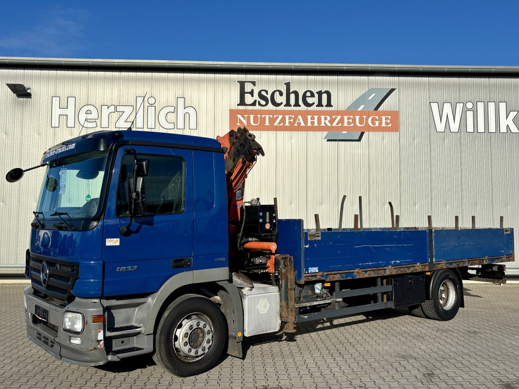 Mercedes-Benz 1832 L / Terex 85.2-A3 Faltkran - Vrachtwagen met open laadbak, Kraanwagen: afbeelding 1 Mercedes-Benz 1832 L / Terex 85.2-A3 Faltkran - Vrachtwagen met open laadbak, Kraanwagen: afbeelding 1