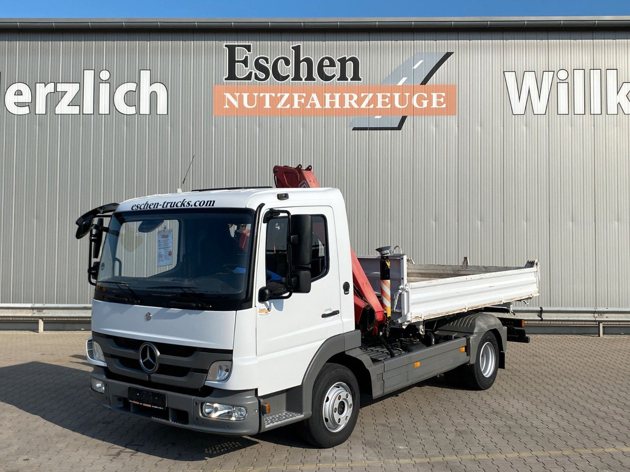 Mercedes-Benz 818 Atego | Fassi F65*MEILLER*PKW-AHK*1.Hand - Kipper bestelwagen: afbeelding 2 Mercedes-Benz 818 Atego | Fassi F65*MEILLER*PKW-AHK*1.Hand - Kipper bestelwagen: afbeelding 2