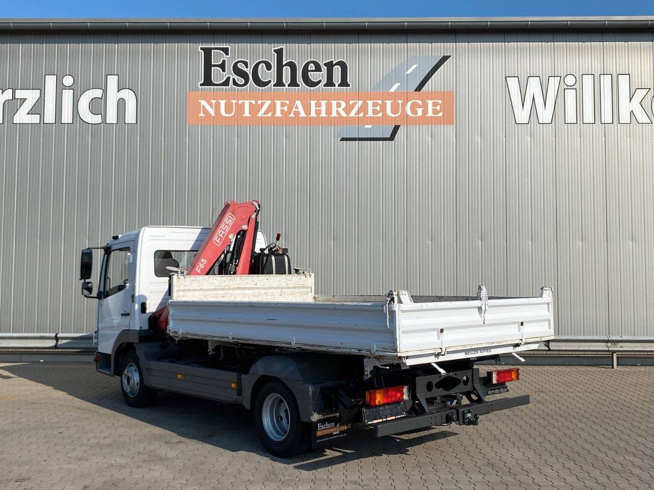 Mercedes-Benz 818 Atego | Fassi F65*MEILLER*PKW-AHK*1.Hand - Kipper vrachtwagen, Kraanwagen: afbeelding 4 Mercedes-Benz 818 Atego | Fassi F65*MEILLER*PKW-AHK*1.Hand - Kipper vrachtwagen, Kraanwagen: afbeelding 4