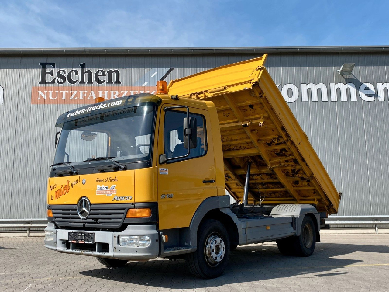 Mercedes-Benz 818 Atego | MEILLER*6-Gang manuell*AHK*Klima*ABS - Kipper vrachtwagen: afbeelding 1 Mercedes-Benz 818 Atego | MEILLER*6-Gang manuell*AHK*Klima*ABS - Kipper vrachtwagen: afbeelding 1