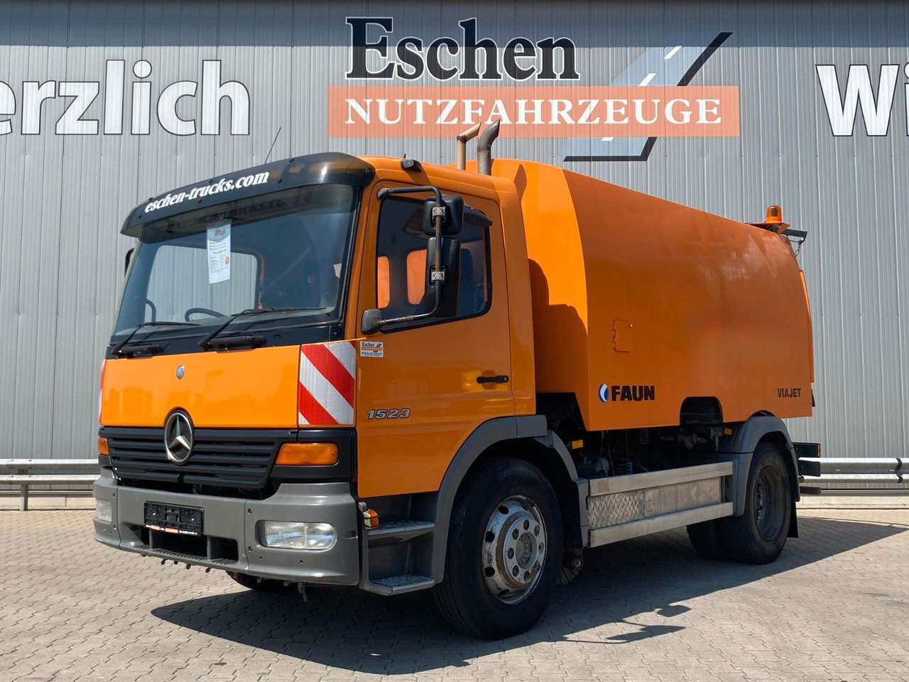 Mercedes-Benz Atego 1523| Faun Viajet 6R*Klima*manuell*1.Hand! - Veegwagen: afbeelding 1 Mercedes-Benz Atego 1523| Faun Viajet 6R*Klima*manuell*1.Hand! - Veegwagen: afbeelding 1