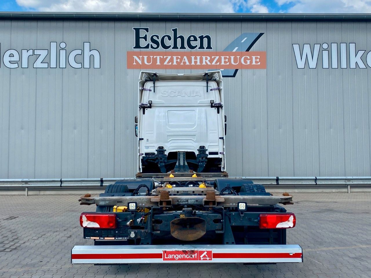 Scania R 450 B 6x2*4 BDF | Retarder*AHK*Lift*SDG Rahmen - Containertransporter/ Wissellaadbak vrachtwagen: afbeelding 4 Scania R 450 B 6x2*4 BDF | Retarder*AHK*Lift*SDG Rahmen - Containertransporter/ Wissellaadbak vrachtwagen: afbeelding 4
