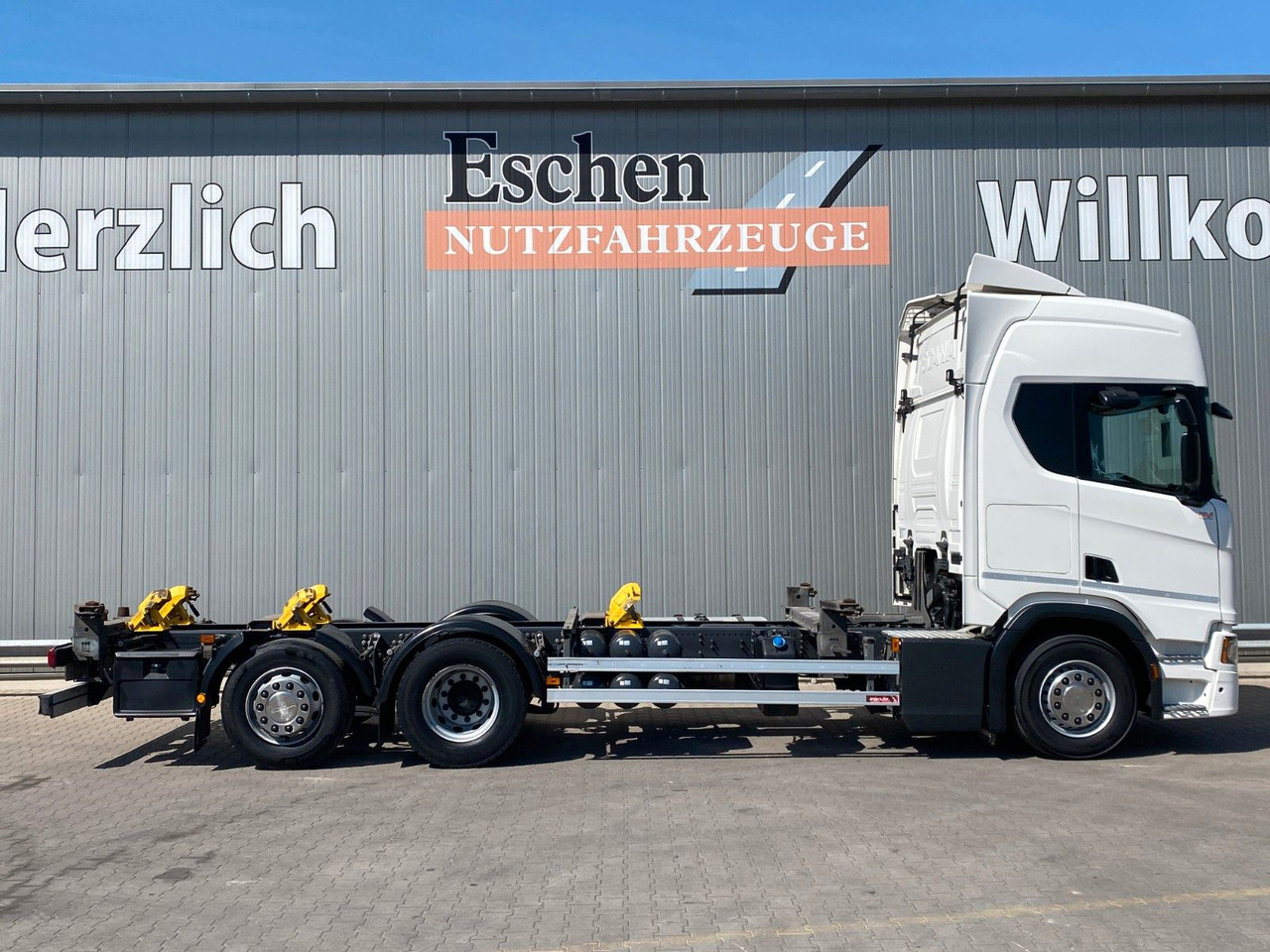 Containertransporter/ Wissellaadbak vrachtwagen Scania R 450 B 6x2*4 BDF|Retarder*AHK*Lift*SDG Wechsler: afbeelding 6