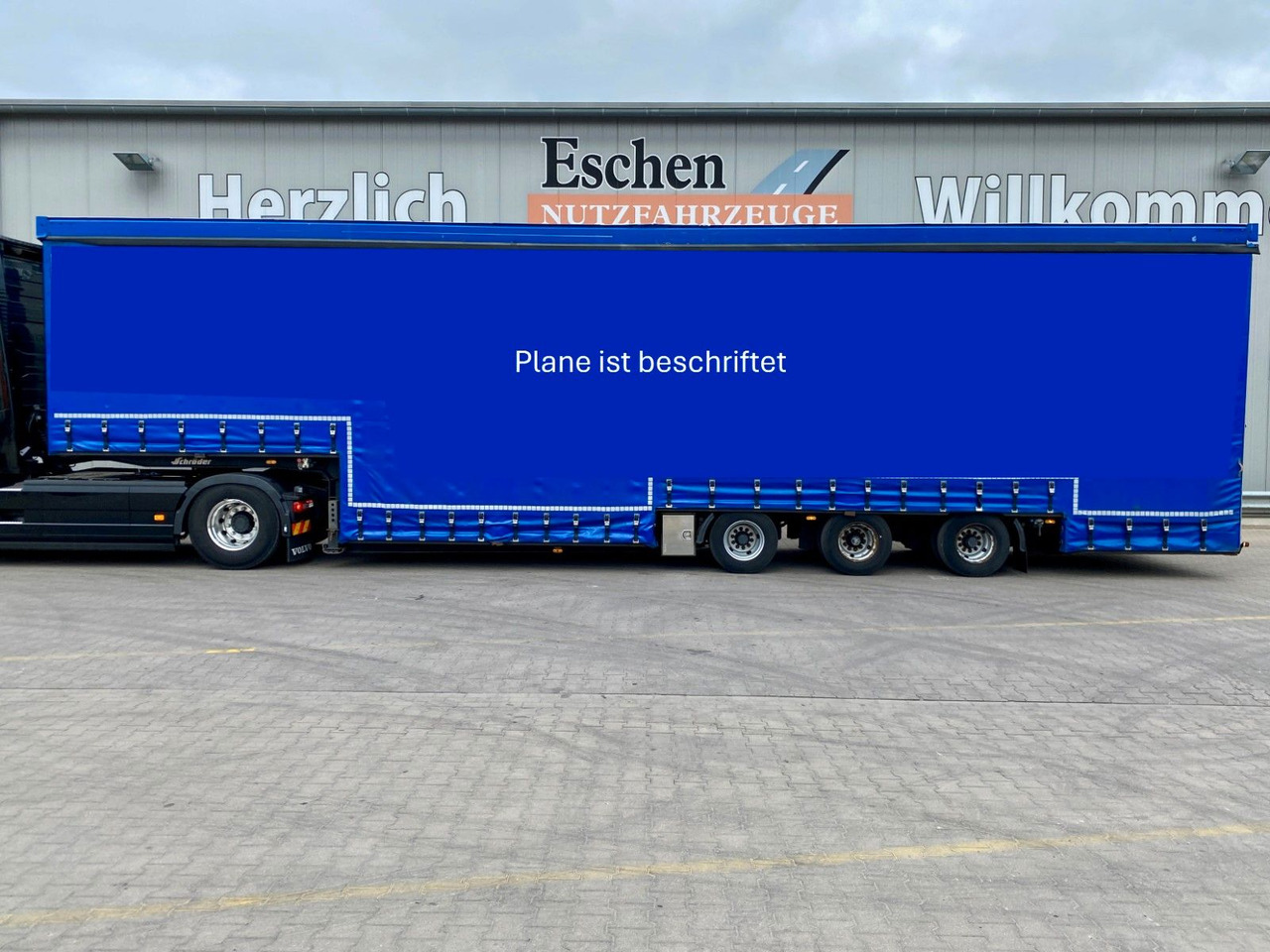 Schröder ST 11/24 P4| 2x Gardine*BPW*Trommel*EBS - Schuifzeiloplegger: afbeelding 2 Schröder ST 11/24 P4| 2x Gardine*BPW*Trommel*EBS - Schuifzeiloplegger: afbeelding 2