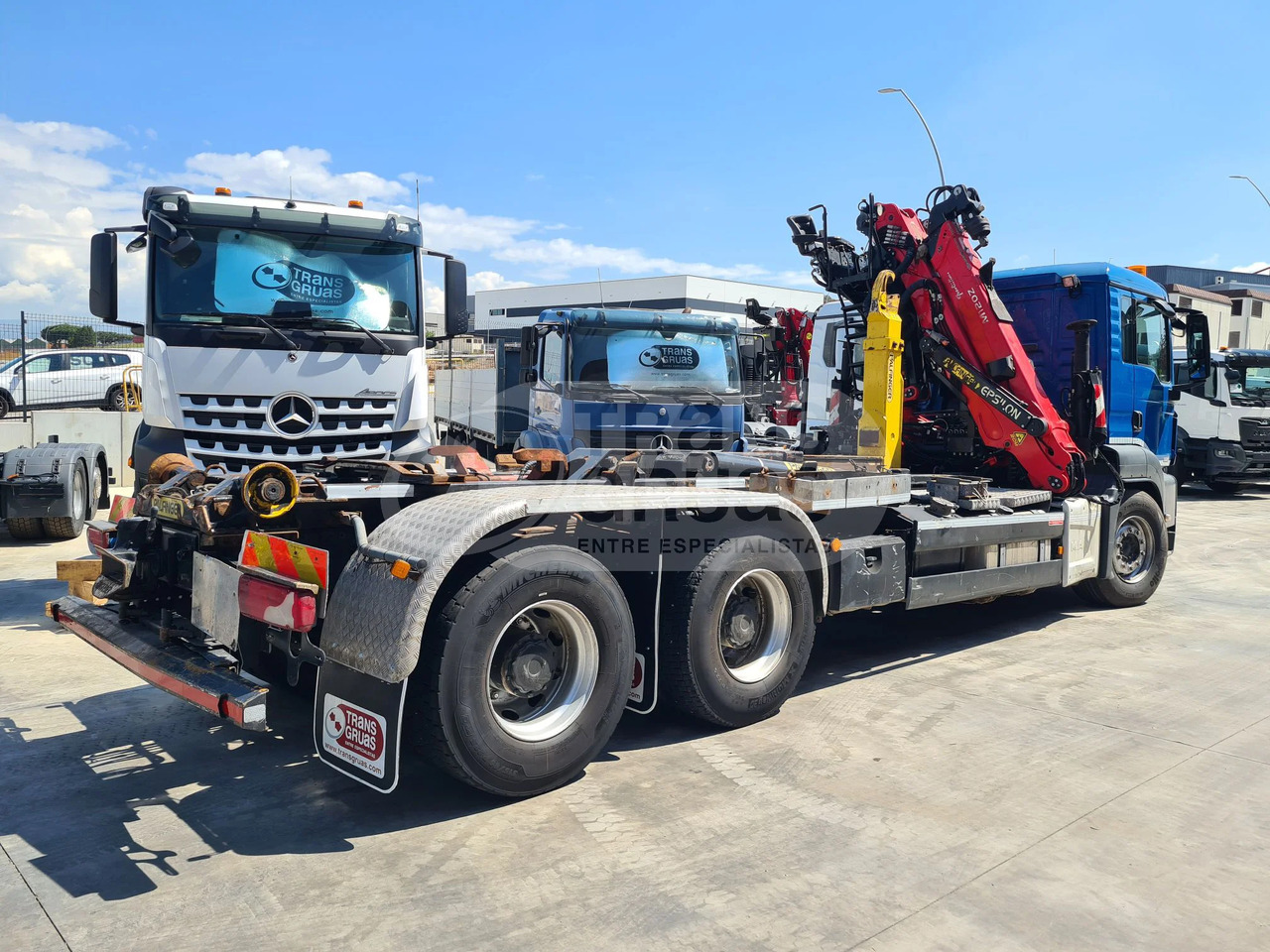 Camión MAN + Epsilon M120Z3 + Gancho Palfinger 20T - Haakarmsysteem vrachtwagen, Kraanwagen: afbeelding 2 Camión MAN + Epsilon M120Z3 + Gancho Palfinger 20T - Haakarmsysteem vrachtwagen, Kraanwagen: afbeelding 2