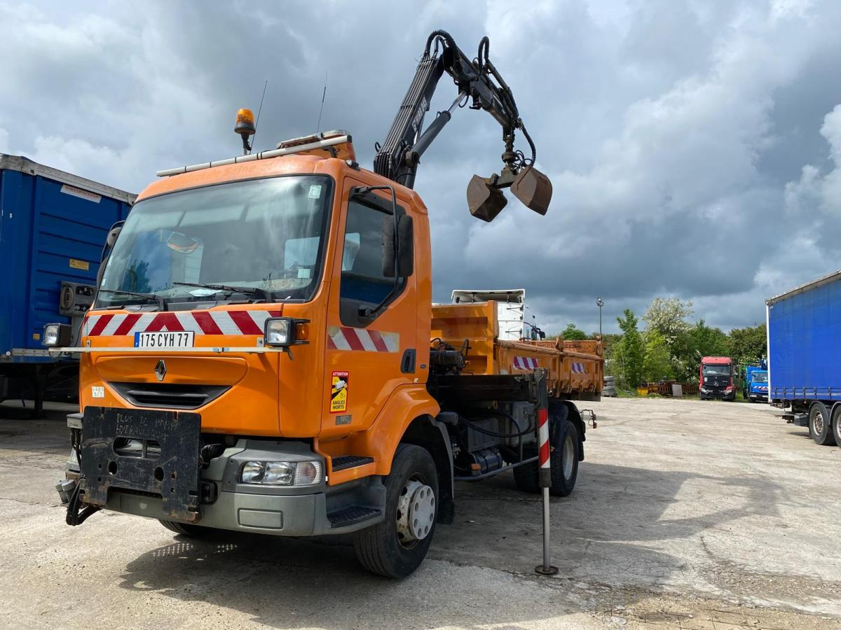 Renault Midlum 180 DCI - Kipper vrachtwagen, Kraanwagen: afbeelding 4 Renault Midlum 180 DCI - Kipper vrachtwagen, Kraanwagen: afbeelding 4