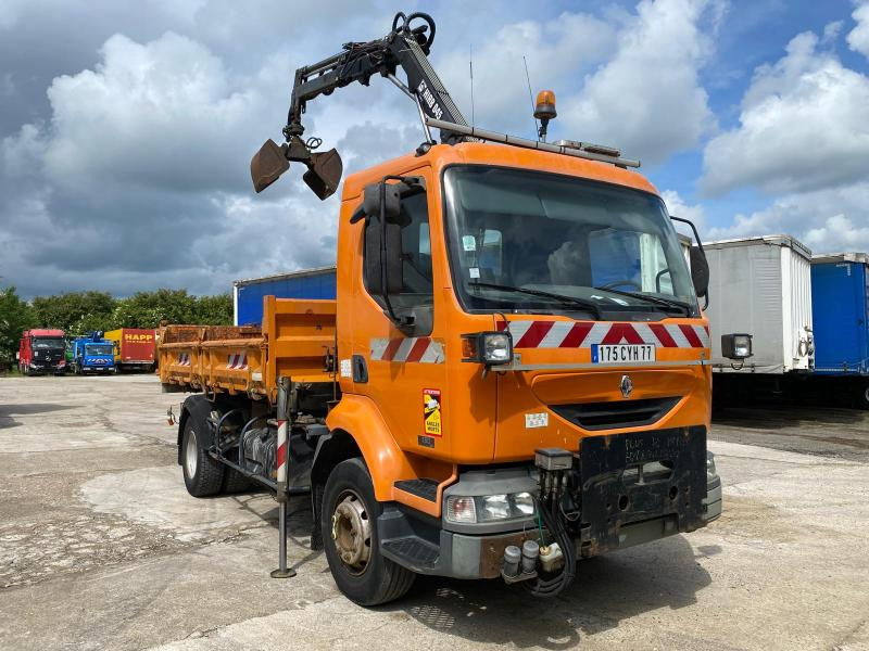 Renault Midlum 180 DCI - Kipper vrachtwagen, Kraanwagen: afbeelding 1 Renault Midlum 180 DCI - Kipper vrachtwagen, Kraanwagen: afbeelding 1