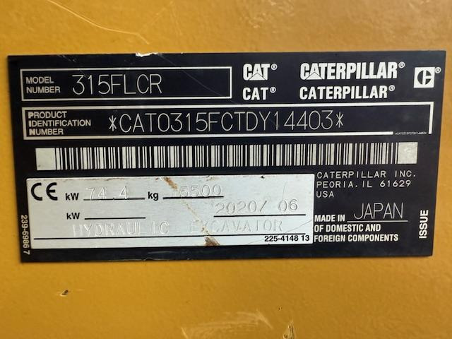 Cat 315 F LCR - Rupsgraafmachine: afbeelding 5 Cat 315 F LCR - Rupsgraafmachine: afbeelding 5