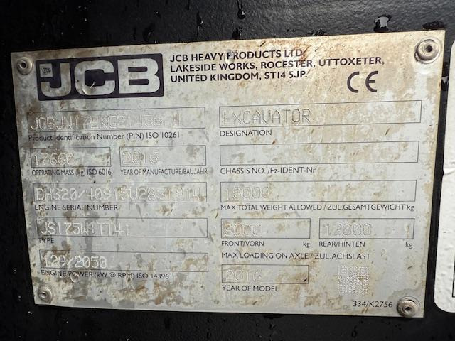JCB JS 175 W+ - Mobiele graafmachine: afbeelding 5 JCB JS 175 W+ - Mobiele graafmachine: afbeelding 5