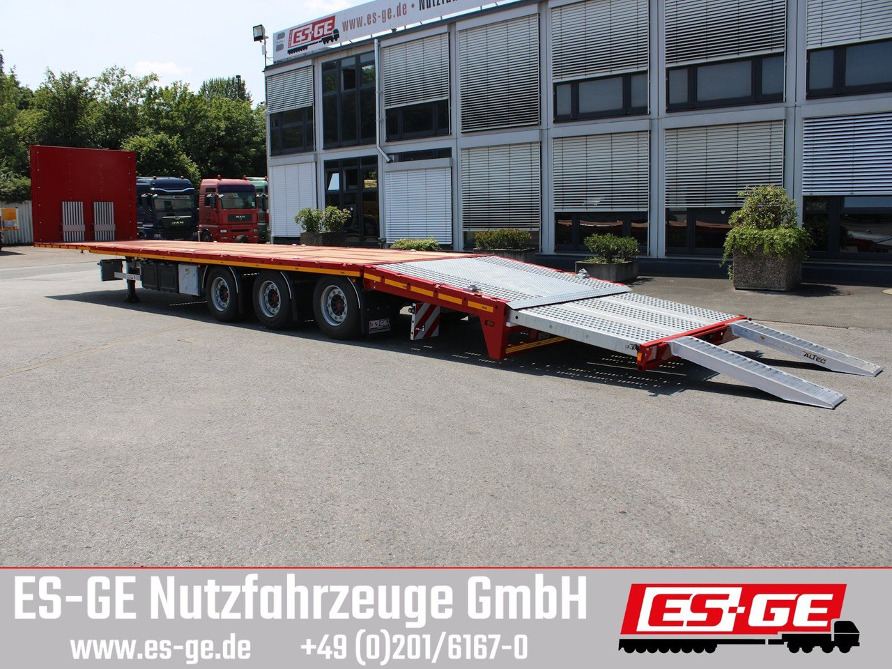 ES-GE 3-Achs Megatrailer, hydr. Heckabsenkung - Open bak met boorden oplegger: afbeelding 1 ES-GE 3-Achs Megatrailer, hydr. Heckabsenkung - Open bak met boorden oplegger: afbeelding 1