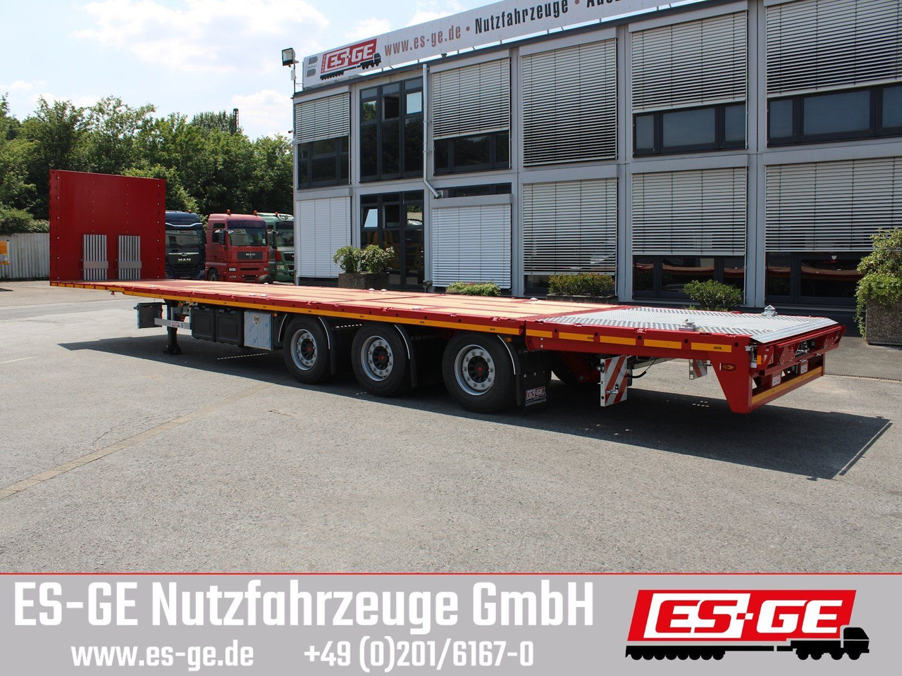 ES-GE 3-Achs Megatrailer, hydr. Heckabsenkung - Open bak met boorden oplegger: afbeelding 3 ES-GE 3-Achs Megatrailer, hydr. Heckabsenkung - Open bak met boorden oplegger: afbeelding 3