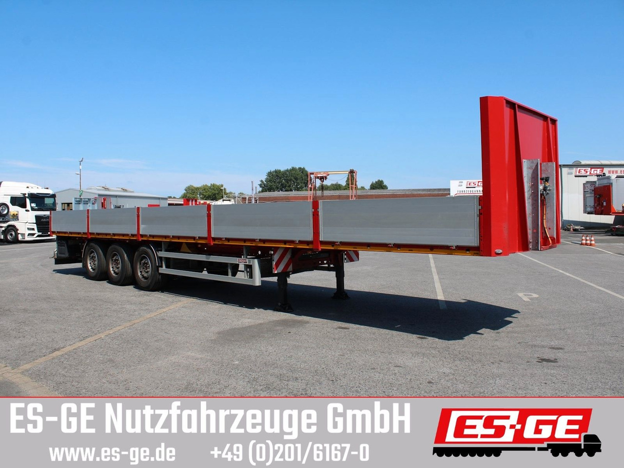 ES-GE 3-Achs Sattelanhänger -Bordwände ES-GE 3-Achs Sattelanhänger -Bordwände - Open bak met boorden oplegger: afbeelding 1 ES-GE 3-Achs Sattelanhänger -Bordwände ES-GE 3-Achs Sattelanhänger -Bordwände - Open bak met boorden oplegger: afbeelding 1