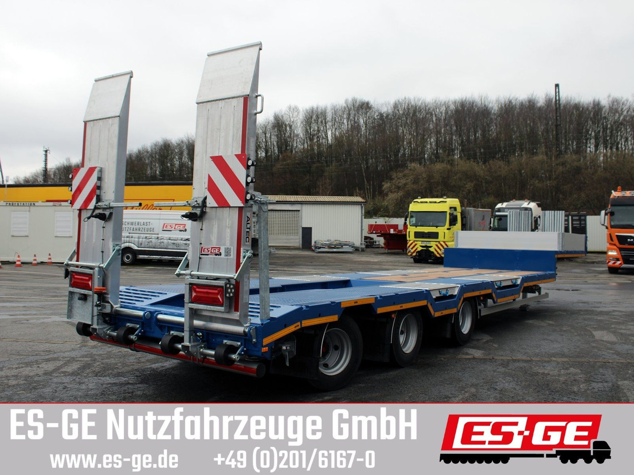 ES-GE 3-Achs-Satteltieflader - Radmulden - Dieplader oplegger: afbeelding 3 ES-GE 3-Achs-Satteltieflader - Radmulden - Dieplader oplegger: afbeelding 3