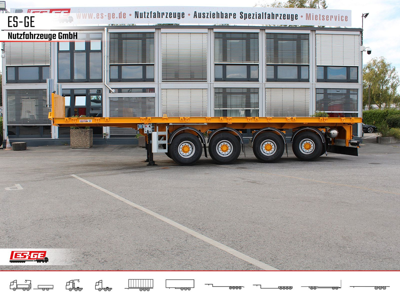 ES-GE 4-Achs-Ballastauflieger - Open bak met boorden oplegger: afbeelding 5 ES-GE 4-Achs-Ballastauflieger - Open bak met boorden oplegger: afbeelding 5