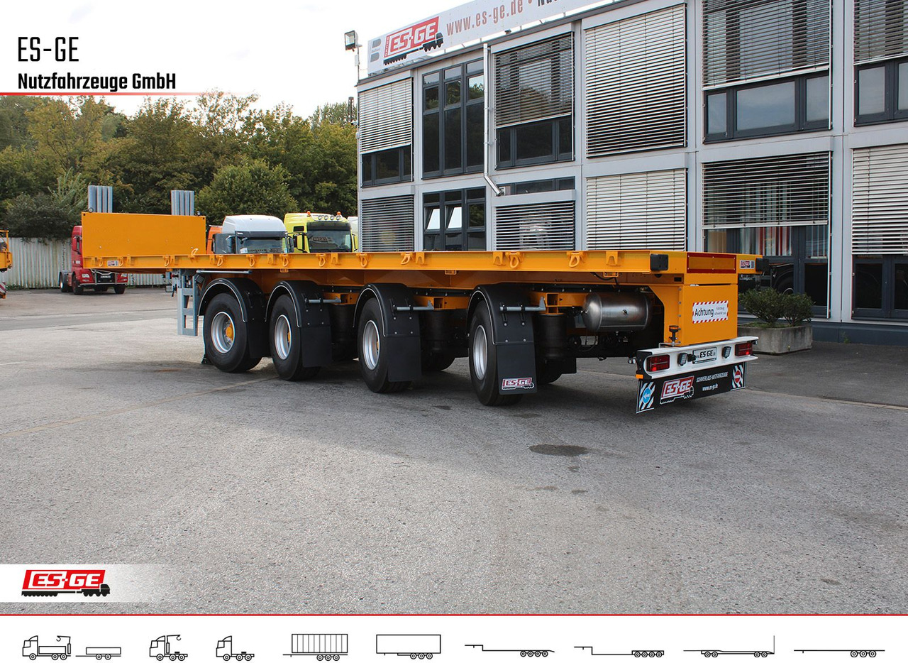 ES-GE 4-Achs-Ballastauflieger - Open bak met boorden oplegger: afbeelding 1 ES-GE 4-Achs-Ballastauflieger - Open bak met boorden oplegger: afbeelding 1