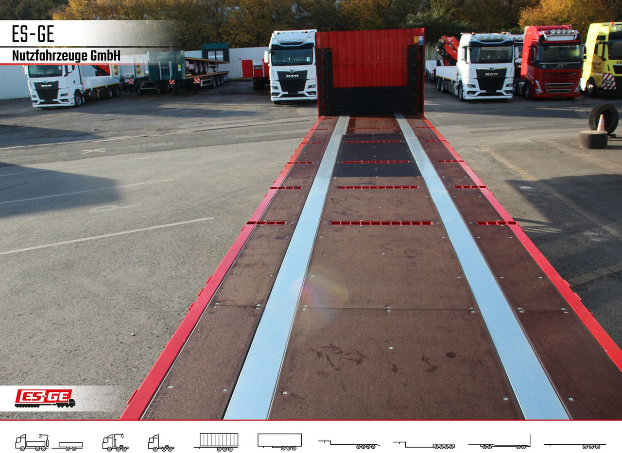 Open bak met boorden oplegger Kögel Multi Chassis. Rungen: afbeelding 6 Open bak met boorden oplegger Kögel Multi Chassis. Rungen: afbeelding 6