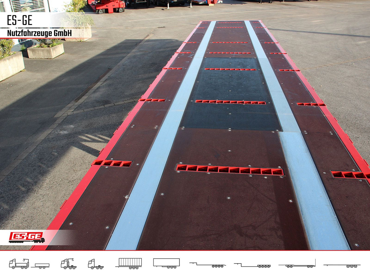 Open bak met boorden oplegger Kögel Multi Chassis. Rungen: afbeelding 8 Open bak met boorden oplegger Kögel Multi Chassis. Rungen: afbeelding 8