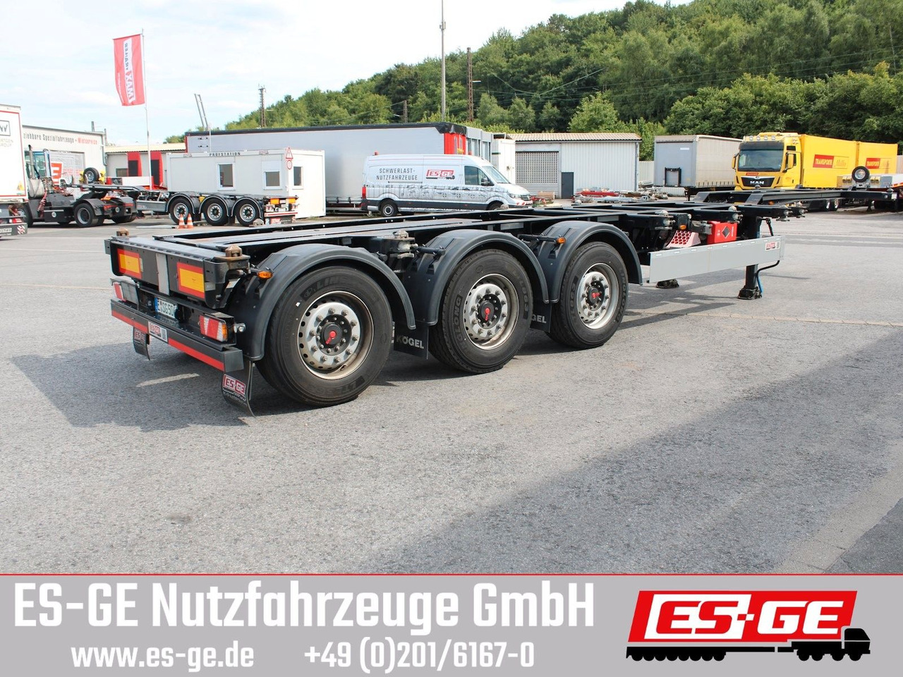 Kögel Port 40 simplex, pneumatischer Heckausschub - Containertransporter/ Wissellaadbak oplegger: afbeelding 3 Kögel Port 40 simplex, pneumatischer Heckausschub - Containertransporter/ Wissellaadbak oplegger: afbeelding 3